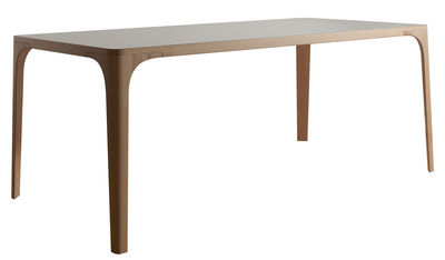 Internoitaliano Arba Table - Wood - L 180 cm. White,Natural beechwood