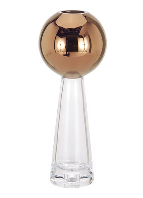 Tom Dixon Tank Vase - Stem. Copper,Transparent
