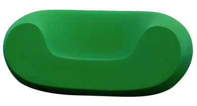 Slide Chubby Low armchair. Green