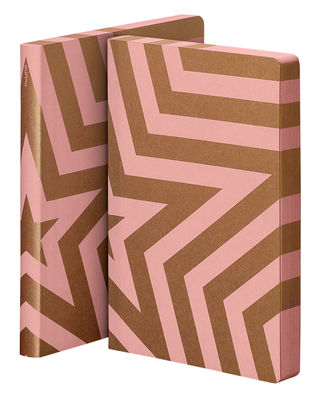 Nuuna Super Star Notepad - L - 256 pages. Pink,Copper