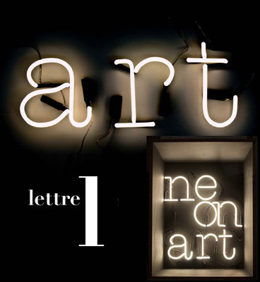 Seletti Neon Art Wall light - Letter L. White