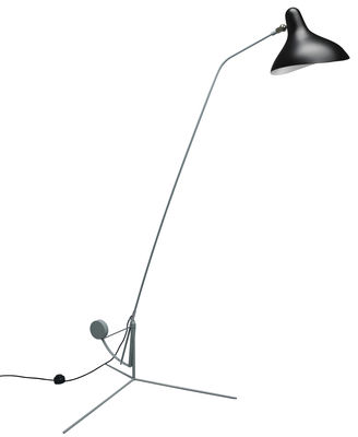 DCW éditions - Schottlander Mantis BS1 Floor lamp. Black,Grey-green