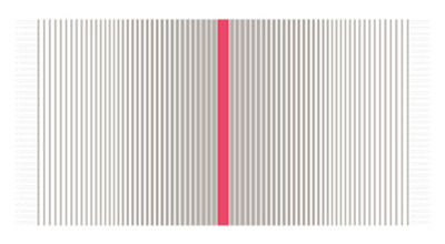 Fermob Horizon Blanket - 100 x 200 cm. Mist