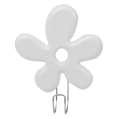 Koziol A-Pril Wall hook - With suction. White