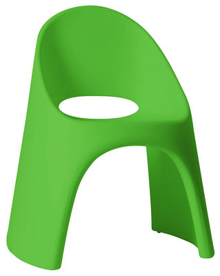 Slide Amélie Stackable armchair - Plastic. Green