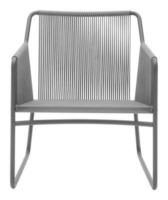 Roda Harp Low armchair - Lounge chair. Grey