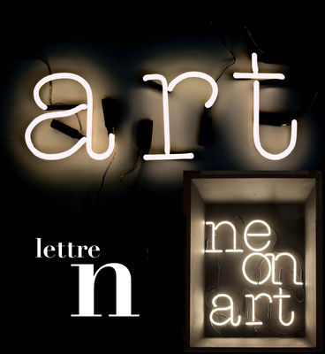 Seletti Neon Art Wall light - Letter N. White