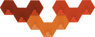 Tolix Simplex Hook - Set of 3. Orange