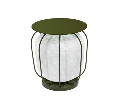 Forestier In & Out Illuminated side table. Green