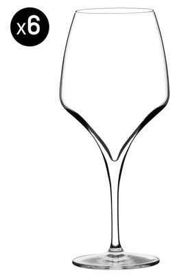 Italesse Tiburòn Large Wine glass - 62 cl - For old wines / Set of 6. Transparent