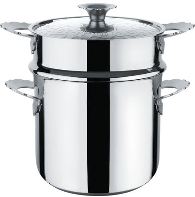 Alessi Dressed Pot - For spaghetti. Glossy metal