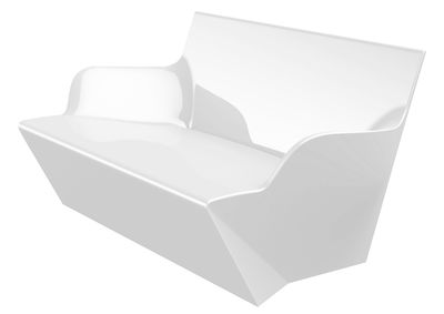 Slide Kami Yon Sofa - Lacquered version. Lacquered white