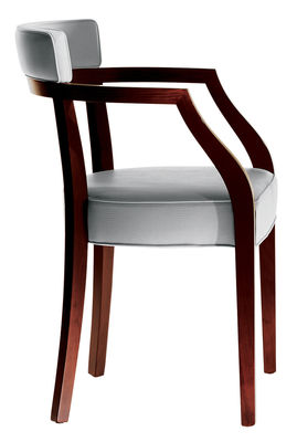 Driade Neoz Padded armchair - Mogahy & fabric. Ebony