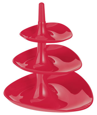 Koziol Betty Presentation dish - Ø 24 x H 27 cm. Opaque raspberry red