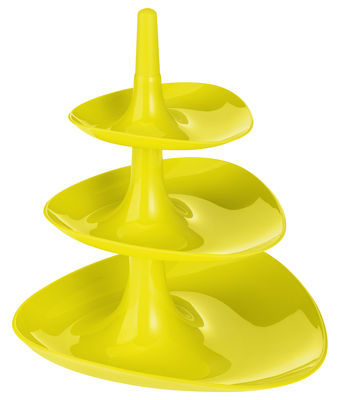 Koziol Betty Presentation dish - Ø 24 x H 27 cm. Opaque mustard green