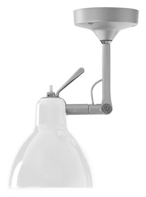 Rotaliana Luxy H0 Ceiling light - Wall lamp. Glossy white,Matallic