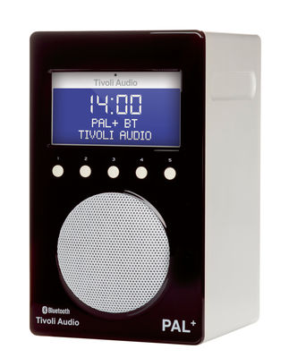 Tivoli Audio PAL + BT Radio - Portable - Bluetooth. White,Glossy black