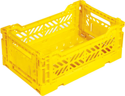 Surplus Systems - Pop Corn Mini Box Storage rack - Foldable L 26,5 cm. Yellow