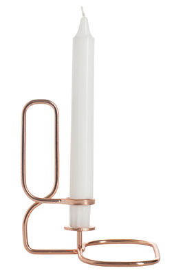 Hay Lup Table Candle stick - Square. Copper