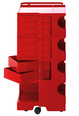 B-LINE Boby Trolley - H 94 cm - 8 drawers. Red