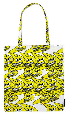 Wrong for Hay Smileys WH Tote bag by Hay Yellow