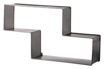 Gubi - Mathieu Matégot Dedal Shelf - L 90 cm x H 49 cm - Reissue 50'. Grey