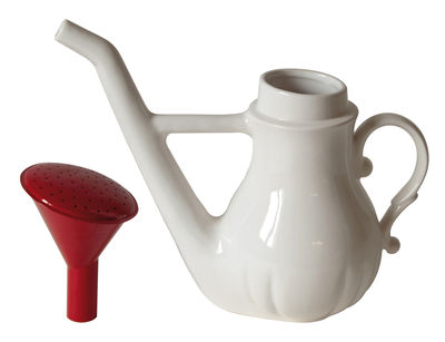 Seletti Swan Vase. White,Red