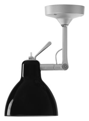 Rotaliana Luxy H0 Ceiling light - Wall lamp. Glossy black,Matallic