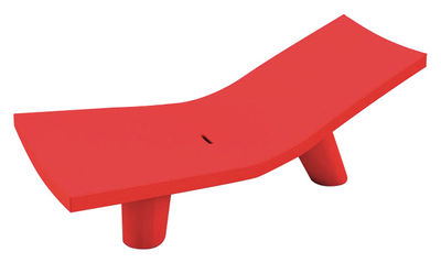 Slide Low Lita Lounge Reclining chair. Red