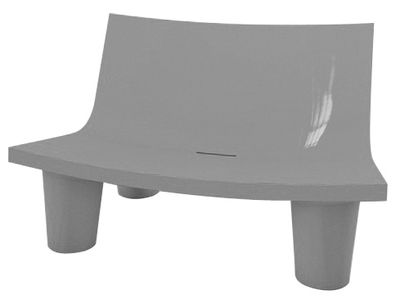 Slide Low Lita Love Sofa - Lacquered version. Lacquered grey