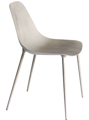 Opinion Ciatti Mammamia Chair - Concrete shell. Grey concrete