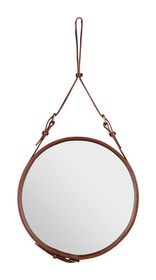 Gubi - Adnet Adnet Mirror - Ø 45 cm. Brown