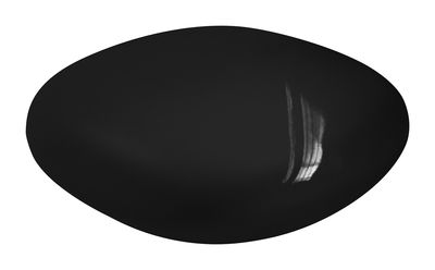 Slide Chubby Low Coffee table - Lacquered version. Lacquered black
