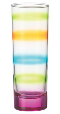 Leonardo Rainbow Long drink glass. Pink