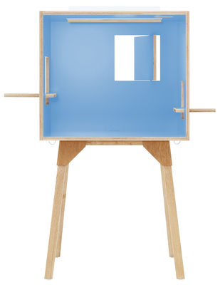 Ichiro Koloro Desk - L 73 cm. Light blue,Light wood