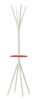 Alias Tray - For To'taime coat stand - Glass version. Coral