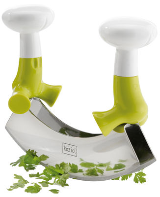 Koziol The Herby brothers Mincer - Chopper. Mustard green