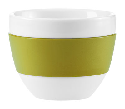 Koziol Aroma Coffee cup - H 6,5 cm. Mustard green
