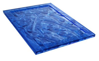 Kartell Dune Tray - 55 x 38 cm. Blue