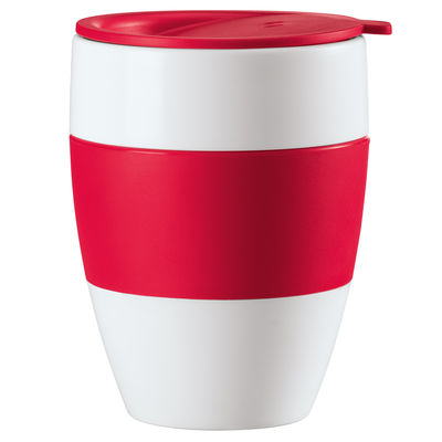 Koziol Aroma to go Cup - Insulated with lid. Rasberry