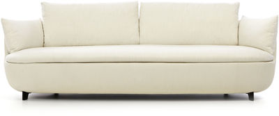 Moooi Bart Straight sofa. Laquered black,Cream white