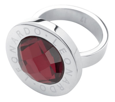 Leonardo Bijoux Matrix Ring. Red