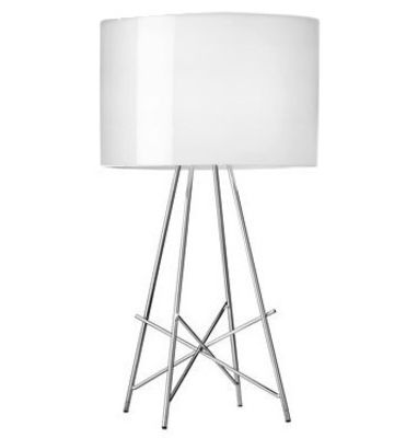 Flos Ray T Table lamp. Glossy white
