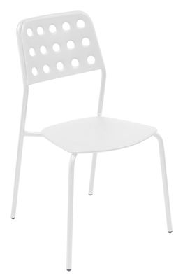 Emu Shot Stackable chair - Metal. White