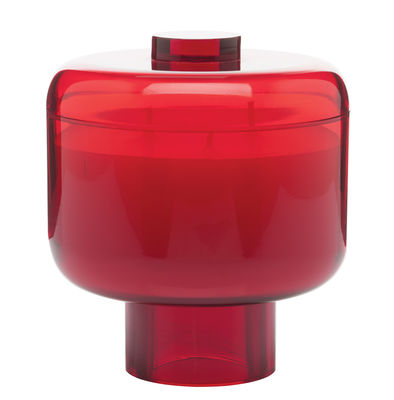 Kartell Fragrances Nikko Perfumed candle - H 14 cm - 60 hours. Red