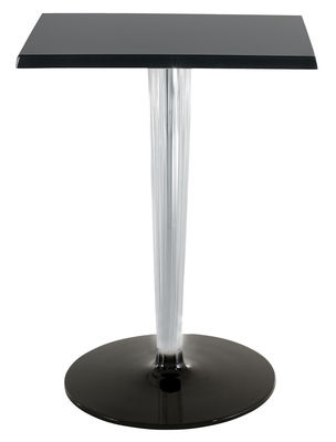 Kartell TopTop - Dr. YES Table - Square table top 70x70 cm. Black
