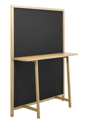 Zanotta Shoji Screen - Sideboard - W 130 x H 170 cm. Grey,Natural english oak