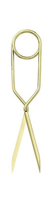 Nomess Spring Scissors - Small - W 19 cm. Golden brass