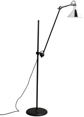 DCW éditions - Lampes Gras N°215L Floor lamp. Chromed