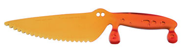 Koziol Coco Cake knife. Transparent orange